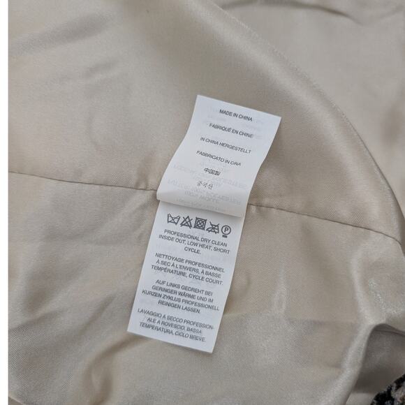 J.Crew Regent houndstooth jewel embellished collar blazer sz 8 - Picture 11 of 16